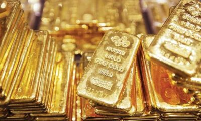 Den globala efterfrågan på guld minskade
