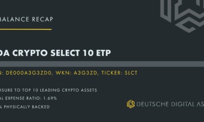 DDA Crypto Select 10 ETP gick igenom sin första ombalansering sedan DDA införde och noterade produkten på Deutsche Börse Xetra den 22 juni 2023. Indexleverantören MarketVector släppte sin kvartalsvisa granskning av digitala tillgångsindex den 28 augusti 2023, inklusive MarketVector Digital Assets Max 10 VWAP Close Index (“MVDAMV”), det underliggande indexet för DDA Crypto Select 10 ETP.