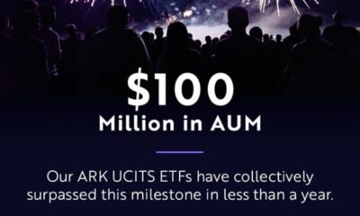 ARK Invest Europes UCITS ETF-sortiment har överträffat milstolpen på 100 miljoner USD i förvaltad volym på mindre än 10 månader. Den 17 februari 2025 nådde denna ETF-emittent som har tre olika strategier en förvaltad volym på 112 miljoner dollar enligt nyhetsbyrån Bloomberg