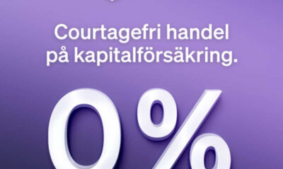 Läs om SAVRs kapitalförsäkringar och erbjudande om att öppna ett konto innan den 31 mars. SAVRs nya kapitalförsäkring har inga avgifter, ger dig tillbaka all källskatt på utländska utdelningar och gör utlandshandel till en dröm med 1 kr minimicourtage och 0,19 % växlingsavgift.