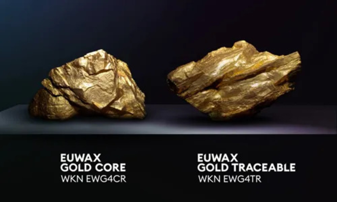 EUWAX Gold Traceable (EWGT ETC), med ISIN DE000EWG4TR6, spårar spotpriset för guld i amerikanska dollar.