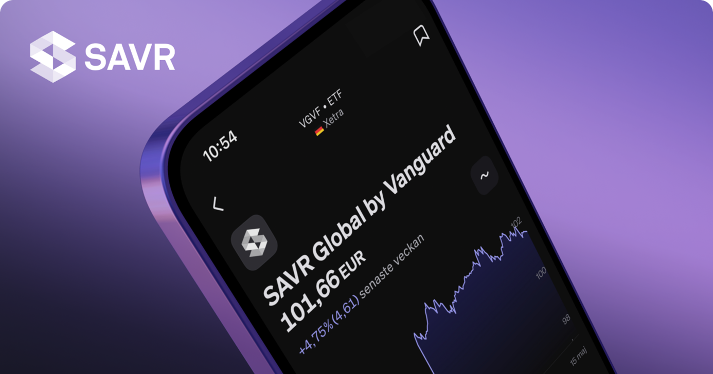 I förra veckan fick SAVRs ETF-erbjudande SAVR Global by Vanguard ett specialpris för outstanding achievements på XENIX ETF Awards Nordics – Nordens kanske viktigaste ETF-gala. SAVR fick priset för att bolaget driver på ETF-marknadens utveckling och SAVR är väldigt glada över att kunna erbjuda sina kunder så bra förutsättningar för ETF-handel. Nedan kan du läsa mer om just SAVR Global by Vanguard.
