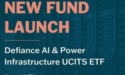 Defiance AI & Power Infrastructure UCITS ETF investerar i amerikanska företag som är involverade i utveckling och drift av artificiell intelligens, samt den energi- och kraftinfrastruktur som krävs för att stödja den. Detta inkluderar företag som är verksamma inom kraftproduktion, energidistribution, decentraliserad energiteknik, elektrisk utrustning samt ingenjörs- och byggtjänster som är avgörande för att driva moderna AI-system.
