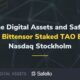 DDA, i samarbete med Safello, den ledande kryptovalutabörsen i Norden, listar den innovativa Safello Bittensor Staked TAO ETP (ISIN: DE000A4APQY4; WKN: A4APQY, Ticker: STAO) på Nasdaq Stockholm.
