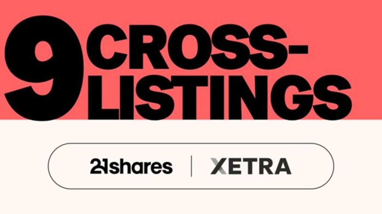 21shares är glada att kunna meddela att vi har korsnoterat ytterligare nio ETPer på Xetra (Deutsche Börse), vilket ytterligare stärker deras närvaro på den tyska marknaden.