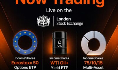 Leverage Shares, Europas största leverantör av enskilda aktie-ETPer, noterade idag 15 nya optionsbaserade IncomeShares-avkastnings-ETPer på Londonbörsen. De nya noteringarna inkluderar fem råvarufokuserade avkastnings-ETPer kopplade till guld-, silver-, koppar-, WTI-råolja- och urangruvföretag, tillsammans med sju nya enskilda aktie-avkastnings-ETPer och en ny diversifierad 75/10/15 Multi-Asset Growth ETP.