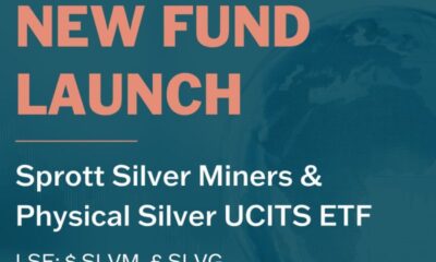 Sprott Asset Management och HANetf har lanserat Sprott Silver Miners & Physical Silver UCITS ETF (ticker: SLVM).